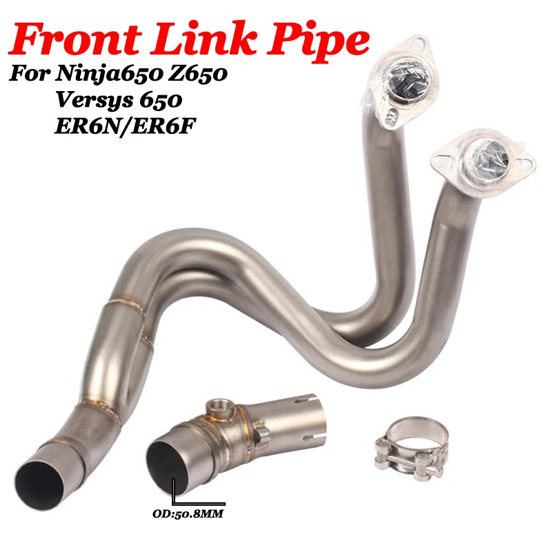 For KAWASAKI Z650 NINJA650 ER6N/6F VERSYS650 Motorcycle Stainless Steel