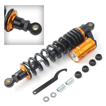 

10mm Spring 400mm Universal Motorcycle Rear Shock Absorber Suspension For Yamaha Honda Suzuki Kawasaki Trail Dirt Bike ATV 250cc