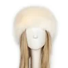 Winter Thick Fluffy Headband For Women Men Fur Hairband Russian Furry Earmuffs Elastic Turban Wide Headwear Ski Hats Accessories ► Photo 1/6
