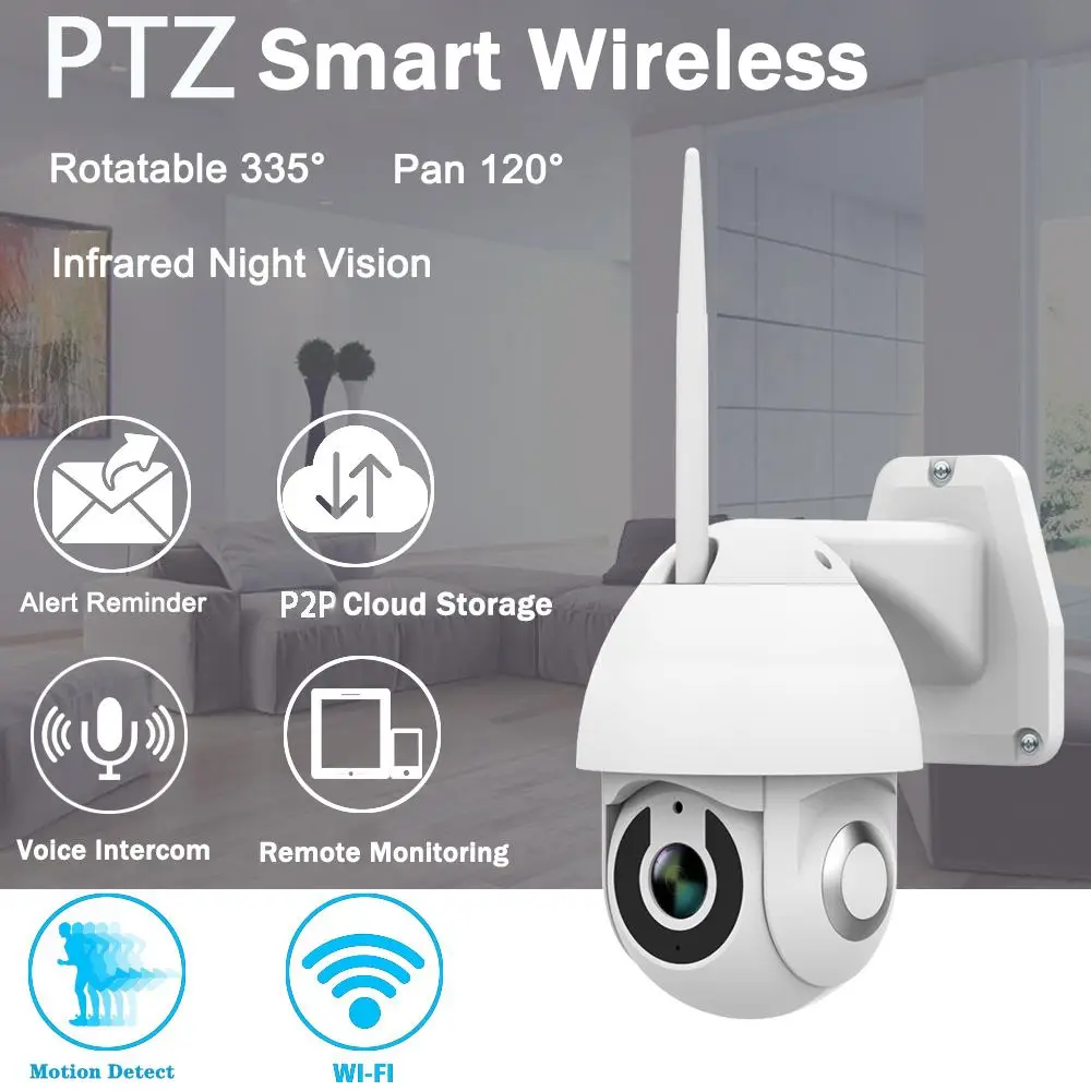 Xiaovv OU-9113-M4 HD 1080P PTZ Smart wifi ip камера инфракрасная ночная версия M-otion Обнаружение 355 ° домашние детские мониторы