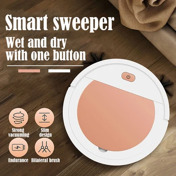 

1800Pa Multifunctional Robot Vacuum Cleaner , 3-In-1 Auto Rechargeable Smart Sweeping Robot Dry Wet Sweeping Vacuum Cleaner Home