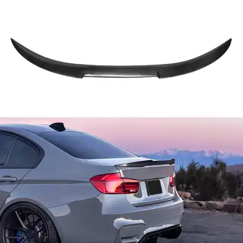 

For BMW F30 2012-2016 F80 M3 4 Door Sedan 2014 2015 2016 M4 V Type Carbon Fiber Rear Trunk Spoiler Wing Boot Lip