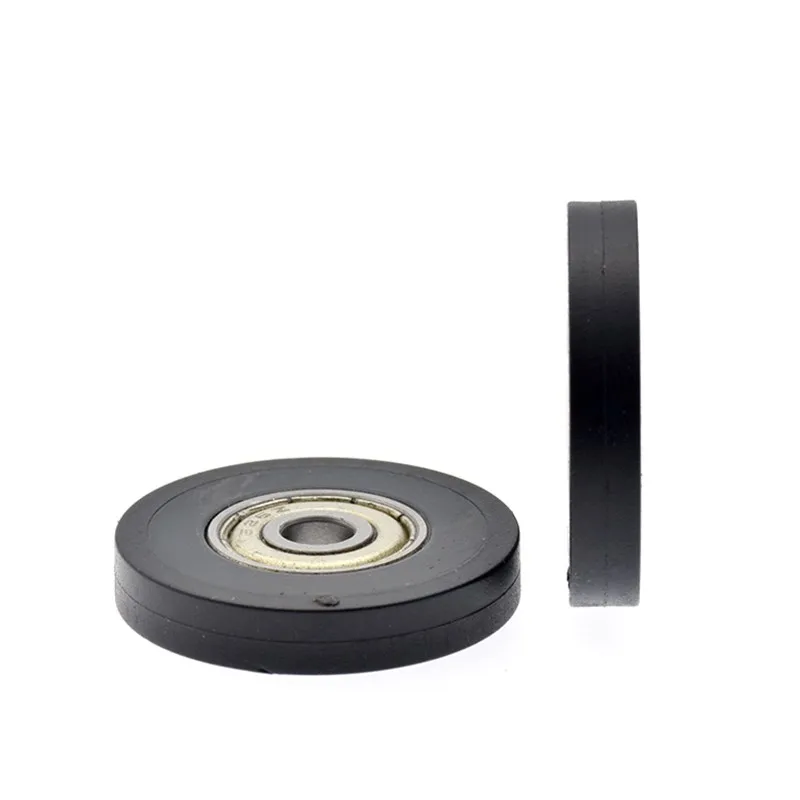 10 Stück/50 Stück 6 x 34 x 6 TPU-Gummi beschichtet 626Z 626ZZ 6 x 34 x 6 mm Rollenlager-Reibriemenscheibenrad 6 mm Durchmesser 34 mm – Detail 4