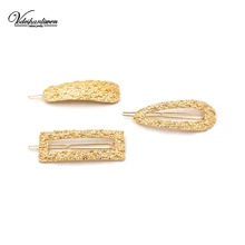 Vodeshanliwen ZA Модный золотой цветной металлический заколка для женщин богемные модные заколки для волос Свадебные украшения Аксессуары