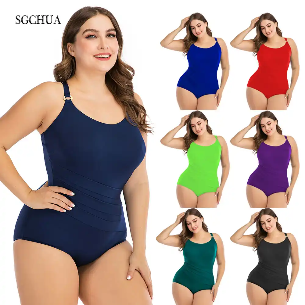 plus size red swimsuits