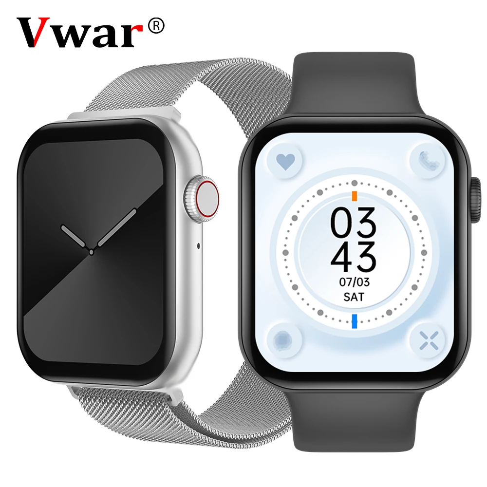 Vwar reloj inteligente FK78 con Bluetooth y botón codificador, pantalla HD  de 1,78 pulgadas, Dial personalizado, reloj inteligente IWO K8 Max para IOS  y Android|Relojes inteligentes| - AliExpress