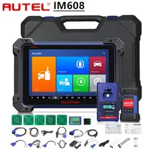 Autel im608 maxim 608 obd2 scanner obdii carro ferramenta de diagnóstico automático obd 2 todo o sistema chave programação pk im508 programador chave