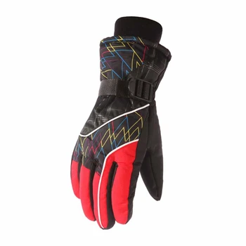 

Skiing Gloves Full Finger Thick Waterproof Anti-slip Thermal Fluffy Handwear Outdoor Winter Cycling Gloves Sportswear Accessory