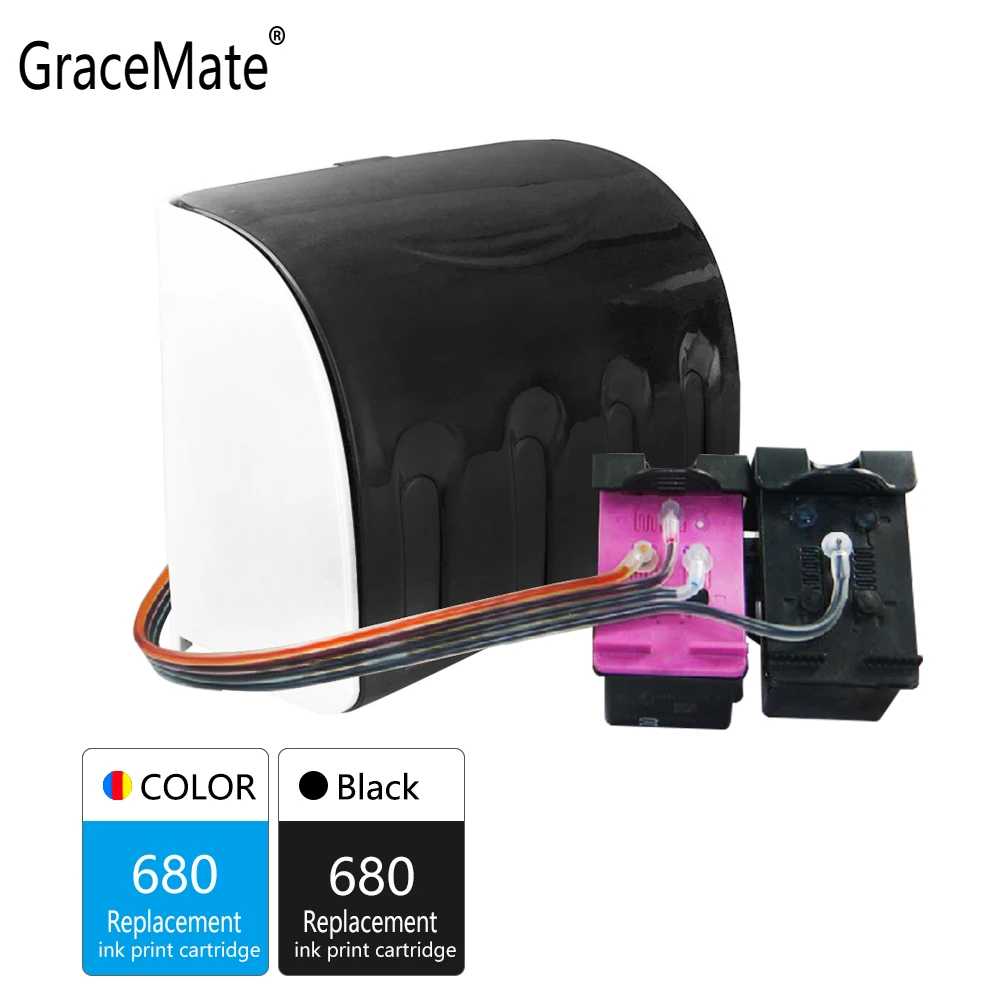 GraceMate 680 СНПЧ замена чернил для принтера Hp Deskjet 2135 2136 2138 3635 3636 3835 4535 4536 4538 4675 4676 4678 |