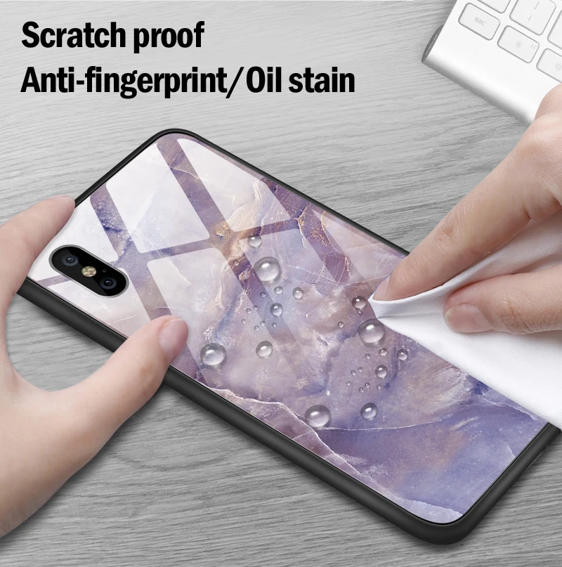 Чехол из закаленного стекла для iPhone 5S, SE 6 6S 7 8 Plus XR XS MAX Back чехол для Meizu M5 M6 M8 M9 Note 16th Plus Чехлы для мобильных телефонов