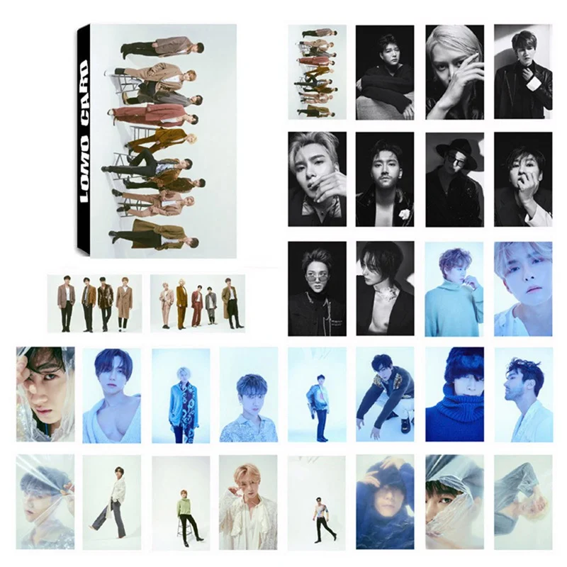30 шт./компл. KPOP SUPER JUNIOR Time Less новая Фотокарта для альбома ПВХ открытки самодельные