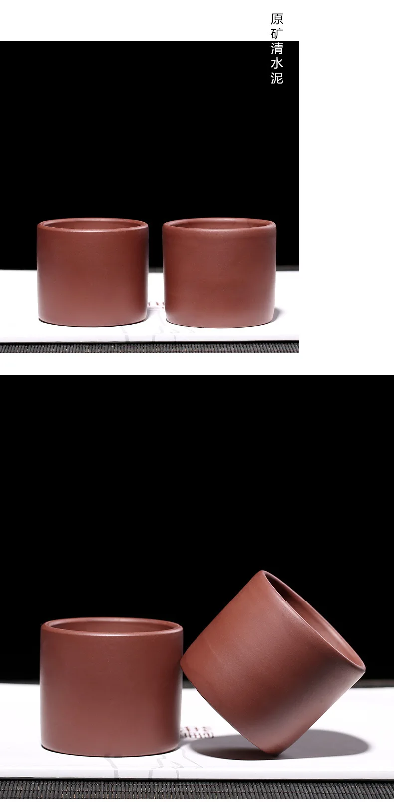 Manufacturers Direct Selling Purple Clay Small Cup Customizable Lettering Entirely Handmade for Making Master Cup Tea Set Gift B
