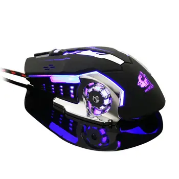 

Professional Wired Gaming Mouse 6 Buttons 4000 DPI LED Optical USB Computer Mouse Gamer Mouse Silent Mouse For Computer Laptop