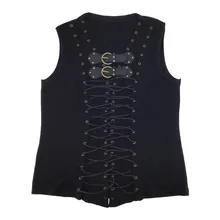 Summer New Style Europe And America Punk Men Fashion Casual Streetwear Women's Sleeveless Vest Waistcoat Men's