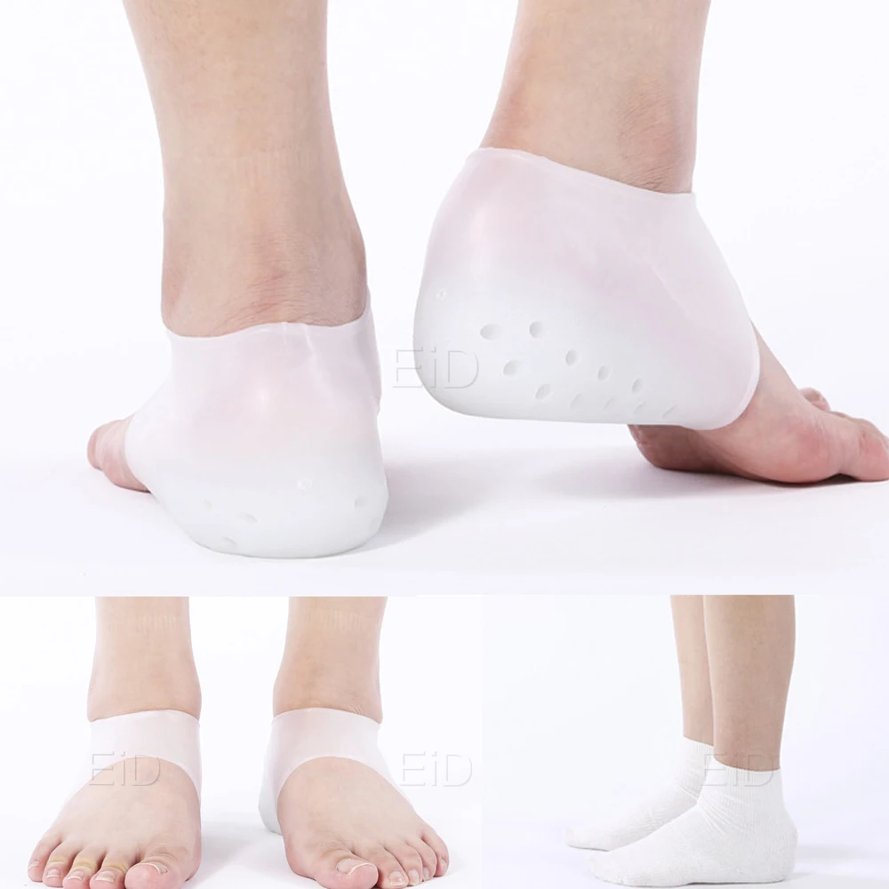 Invisible Height Increased Insole Silicone Heel Socks for Women Men insoles 2.5cm insoles for plantar fasciitis shoe sole White shoe insoles,heel cushion insole,heel patch insole,heel insoles,heel socks