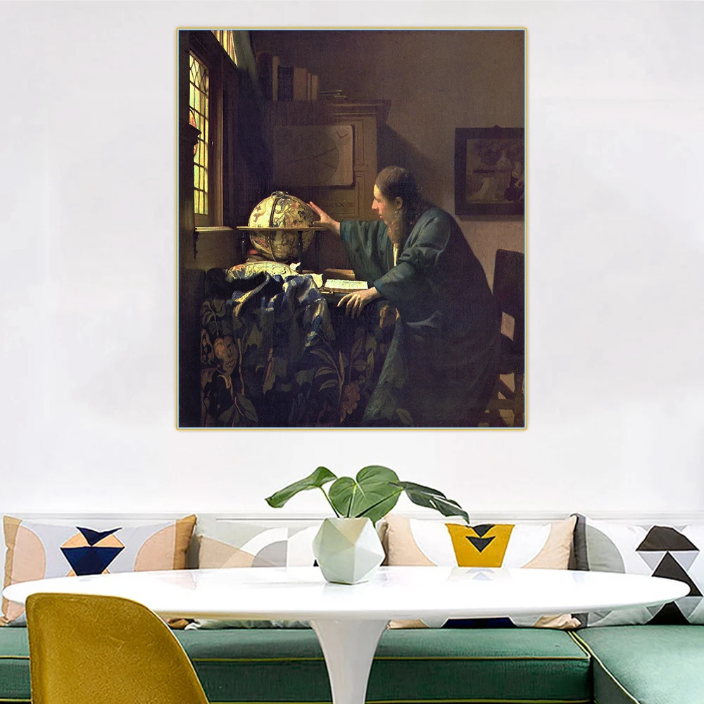 Johannes Vermeer Poster Vermeer Picture Home Decoration Poster 