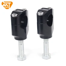 Заготовка 28 мм 1 1/" Руль жир бар стояки Крепление зажим для Kawasaki KX125 KX250 99-08 KXF250 KX250F 04-14 KXF450 KX450F 06-14