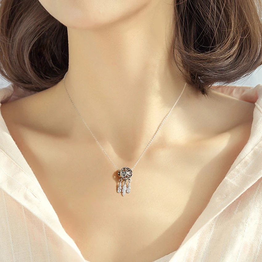 925 Sterling Silver Forever Family Motorcycle Cherry Daisy Pendant Charm Bead Fit Original Pandora Bracelet Women DIY Jewelry charm bead