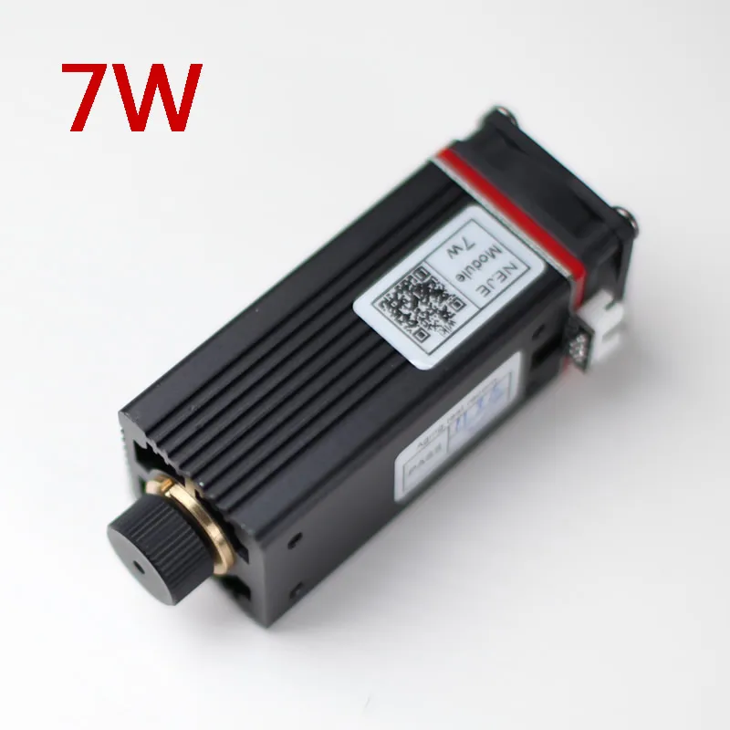 

450nm Professional 7W Laser Engraving Module Blue Light With TTL / PWM Modulation For Laser Cutting Machine,CNC, DIY laser