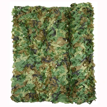 

4X7M 3.5X8M Camouflage Netting Hunting Blinds Fishing Sunshade Military Camping Shooting Camo Net Christmas Party Decoration