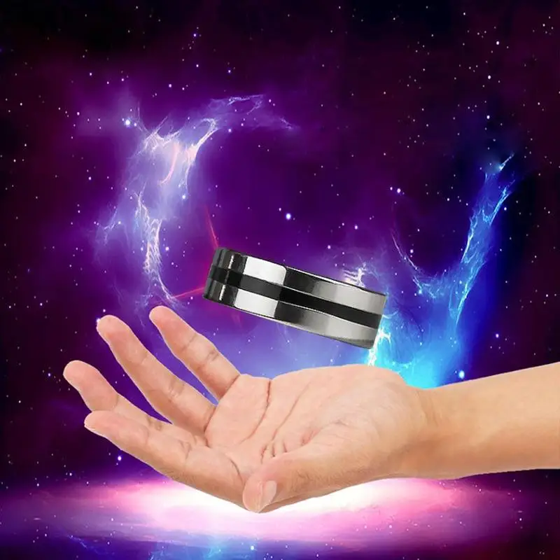 

Hot Magic Floating Ring Flying Card Floating Effect Invisible Suspension Magic Show Prop Set Thumb Rings Magic Accessories