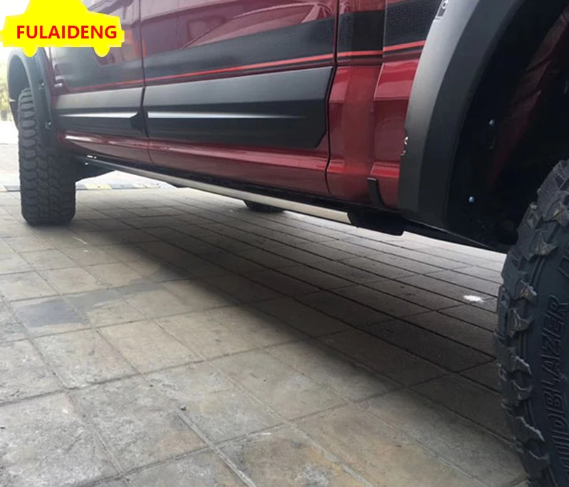 4 шт. для Ford F-150 F150- передняя+ задняя ABS защита дверей автомобиля боковые молдинги накладка панель для автостайлинга аксессуары