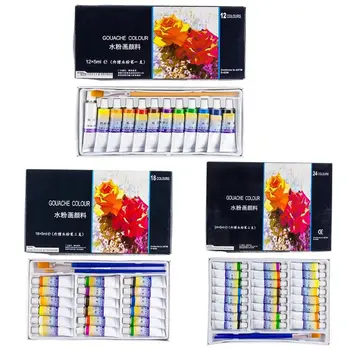 

24 Color Set of Art Watercolor Paint 5ml Tubes Rich Vivid Colors for Students
