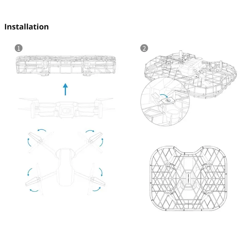 Buy Full Propeller Guard Protective Cage Cover Protector for DJI Mavic Mini Drone M0XB