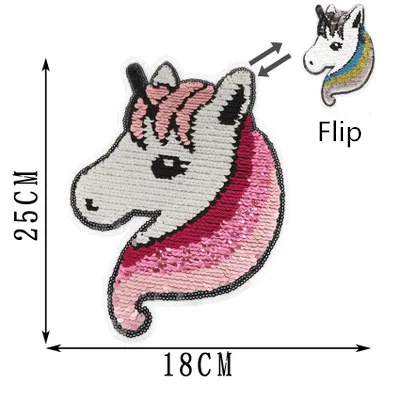 Unicorn Вышивка нашивки животные мультфильм сердце ручная одежда вышивка нашивки Кот Бэтмен Единорог Швейные нашивки одежда Декор - Цвет: Unicorn