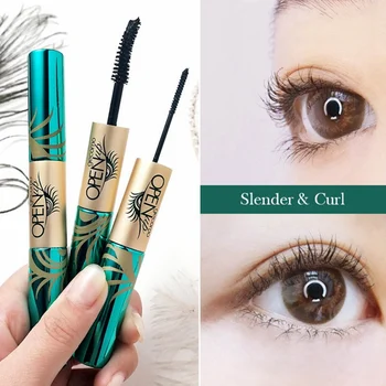 

HOT Very Fine Peacock Double Mascara Waterproof Antifouling Not Smudge Easy To Dye Mascara Eyelash Fiber Set MKXJ