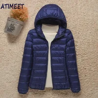 2021 New Women Thin Down Jacket White Duck Down Ultralight Jackets Autumn And Winter Warm Coats Portable Outwear - Image 5