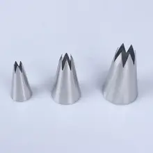 3 шт./компл. Нержавеющая сталь торт глазури трубопроводов сопла декоратора формочка для десерта коррекции формы для выпечки инструменты для украшения 72XF
