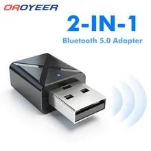 Bluetooth 5,0 стерео аудио 2in1 приемник передатчик Мини Bluetooth AUX USB 3,5 мм Jack для ТВ ПК A2 автомобильный набор, свободные руки, Беспроводной адаптер Bluetooth 5,0 стерео аудио 2in1 приемник передатчик Мини Bluetooth AUX USB 3,5 мм Jack для ТВ ПК A2 автомобильный набор, свободные руки, Беспроводной адаптер
