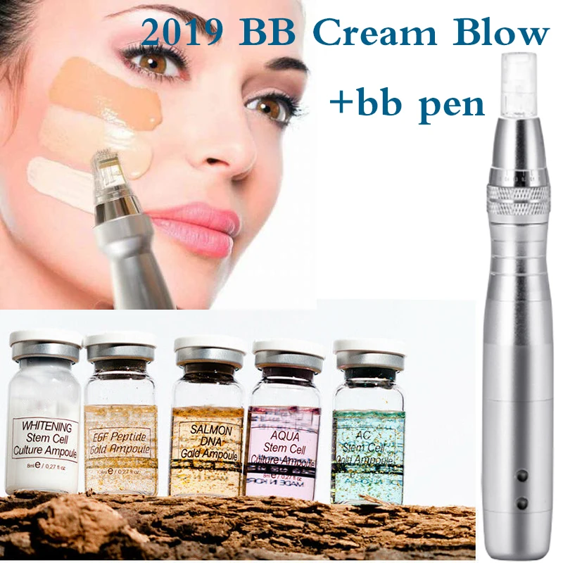 

12pcs/box 8ml BB Cream Glow Ampoule bb stayving Starter kit BB Cream machine with Add Foundation Niacinamide skin Brightening