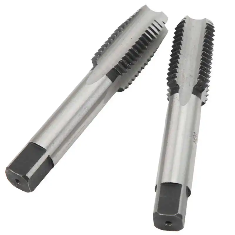 Carbon Steel Straight Flutes Hand Thread Impact‑Resistant Heat‑Treated M3.5 Metric Taper and Plug for Processing Threads for Motorcycles Carbon Steel Straight Flutes Hand Thread Impact‑Resistant Heat‑Treated M3.5 Metric Taper and Plug for Processing Threads for Motorcycles