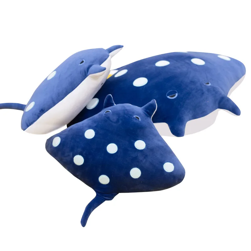 

New Arrival Cute Sea Animals Manta Ray Plush stuffed Pillow Educational Flying Rays Toy For Kids