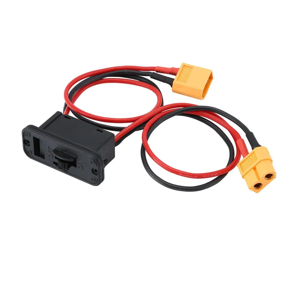 

80x50x20mm Large Current Electronic Switch Lipo Battery Switch On Off Power Switch with XT60 Plug RC Model Set for RC Car Boat