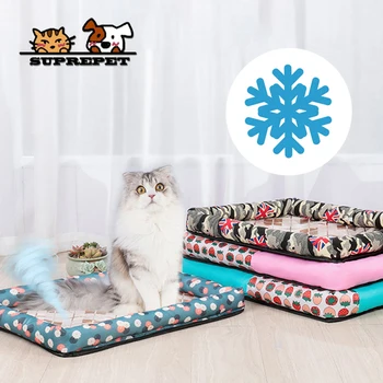 

SUPREPET Summer Ice Silk Canvas Kennel Cat Sleeping Cooling Mat Pet Soft Ice Pad For Puppy Dog Blanket Cats Home katzen bett