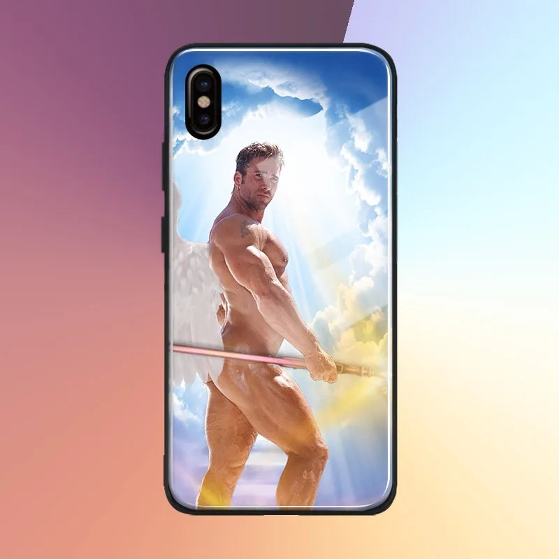 Роскошный чехол Billy Herrington стеклянный Мягкий силиконовый для телефона iPhone6 6s 7 8 Plus X