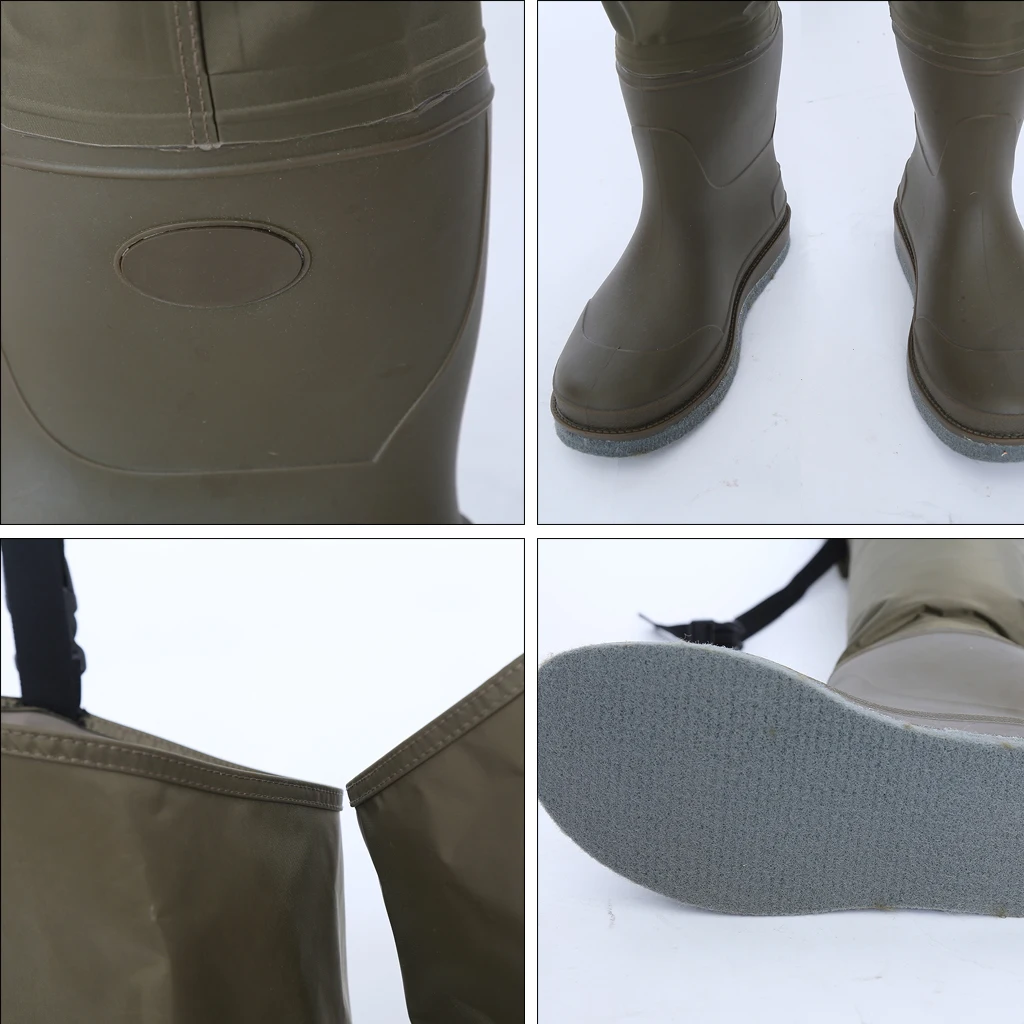 Lightweight Fly Fishing Waders Waterproof Stocking Foot Hip Breathable Thigh for River Hunting Fishing Pants Boot Men Women