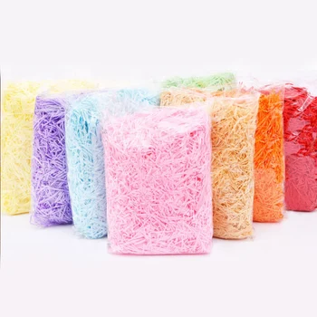 

Colorful Wedding Shred Paper Gift Boxes Filler Shredded Paper Crinkle Cut Paper Candy Box Filler Valentine Confetti Shred Paper