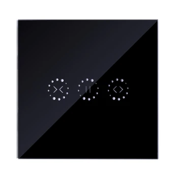 

WiFi Smart Curtain Switch Touch Panel Tuya App Remote Control Electrical Roller Shutter Blind Works with Alexa and Google Home