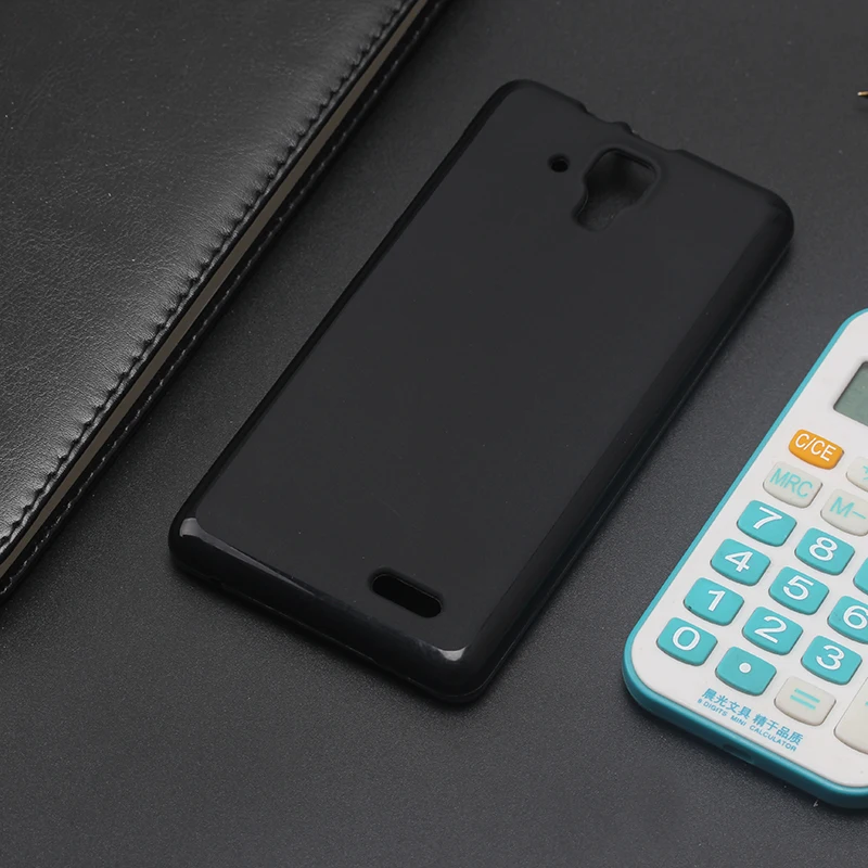 AMMYKI High-end Tailor Durable Never Fabe soft Black silicone phone cover cases 5.0ɿor lenovo a536 case | Мобильные телефоны и