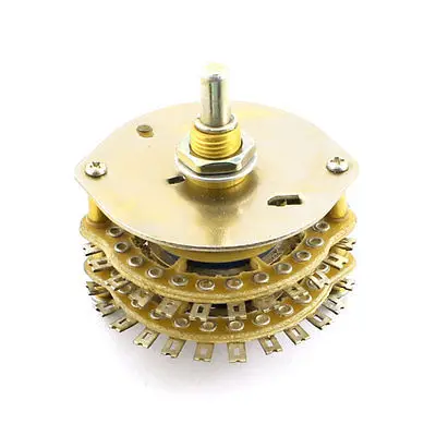 

DIY Volume Control 2P23T 2 Pole 23 Throw 2 Wafers Selector Rotary Switch