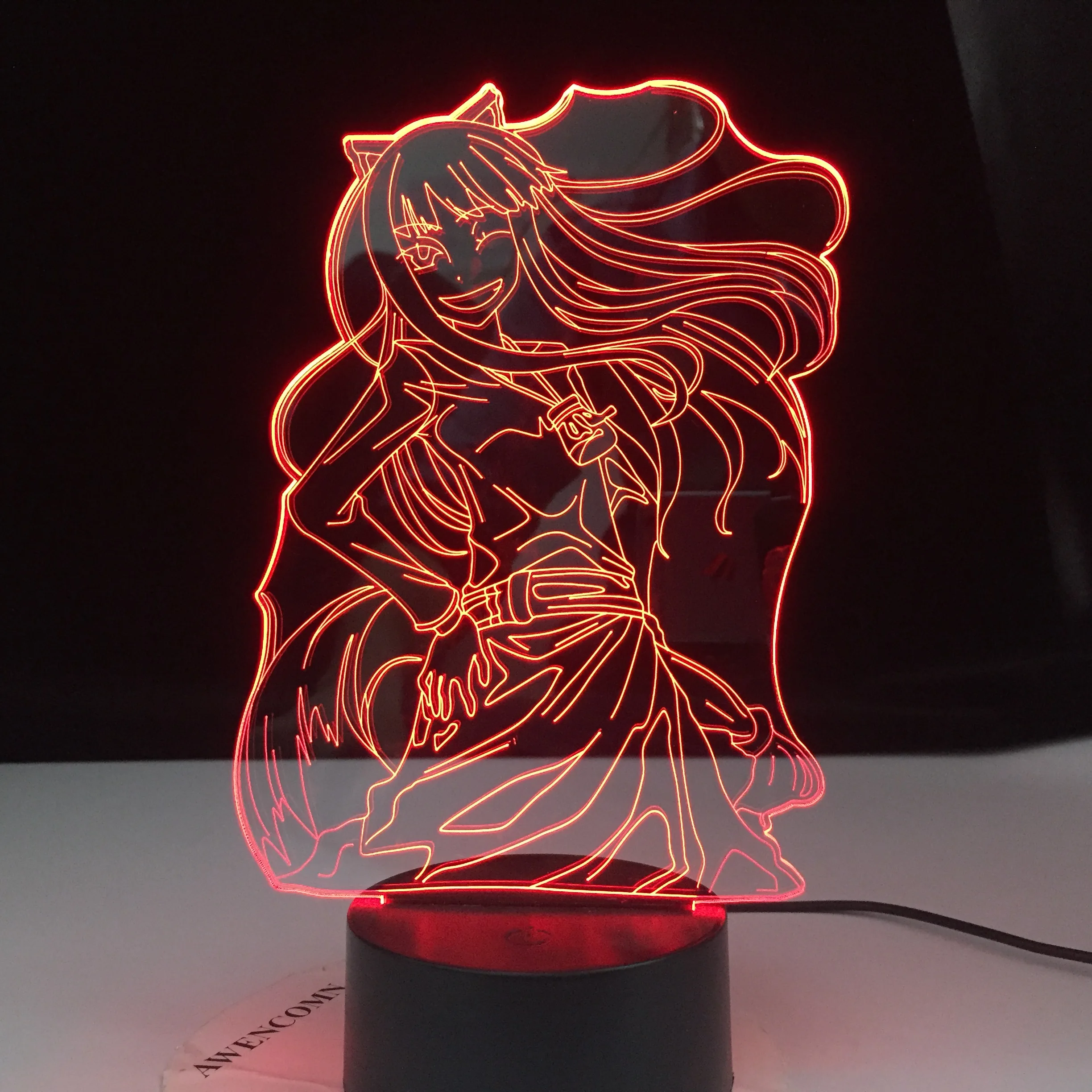 Светодиодный ночной Светильник Inuyasha kiyo для девочек украшение в общежитии ночник