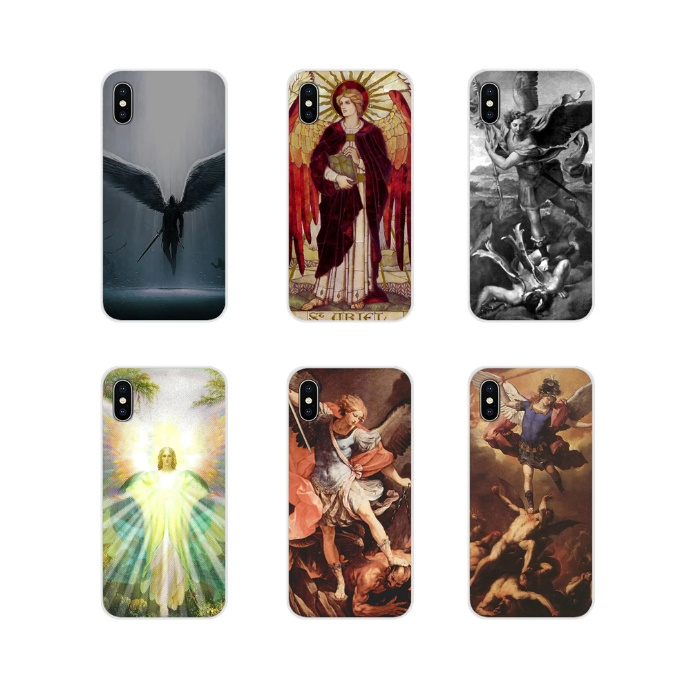 For Samsung A10 A30 A40 A50 A60 A70 Galaxy S2 Note 2 3 Grand Core Prime Cell Phone Skin Cover Archangel raphael God Heals Graces | Мобильные