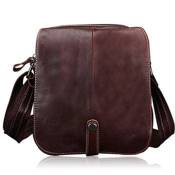 

Original Genuine Leather Men Shoulder Bags Retro Design Casual Shoulder Bag Cowhide Fashion Crossbody For Men