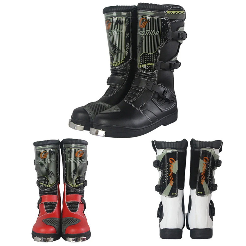 PRO-BIKER Motorcycle Boots Motorcycle Shoes Motorcycle Boots Men Waterproof PU Botas Moto Motocross Motorcycle Shoes Protection Long Thigh
