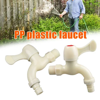 

PP Plastic Washing Machine Faucet Hose Bibb 1/2" 3/4" _WK
