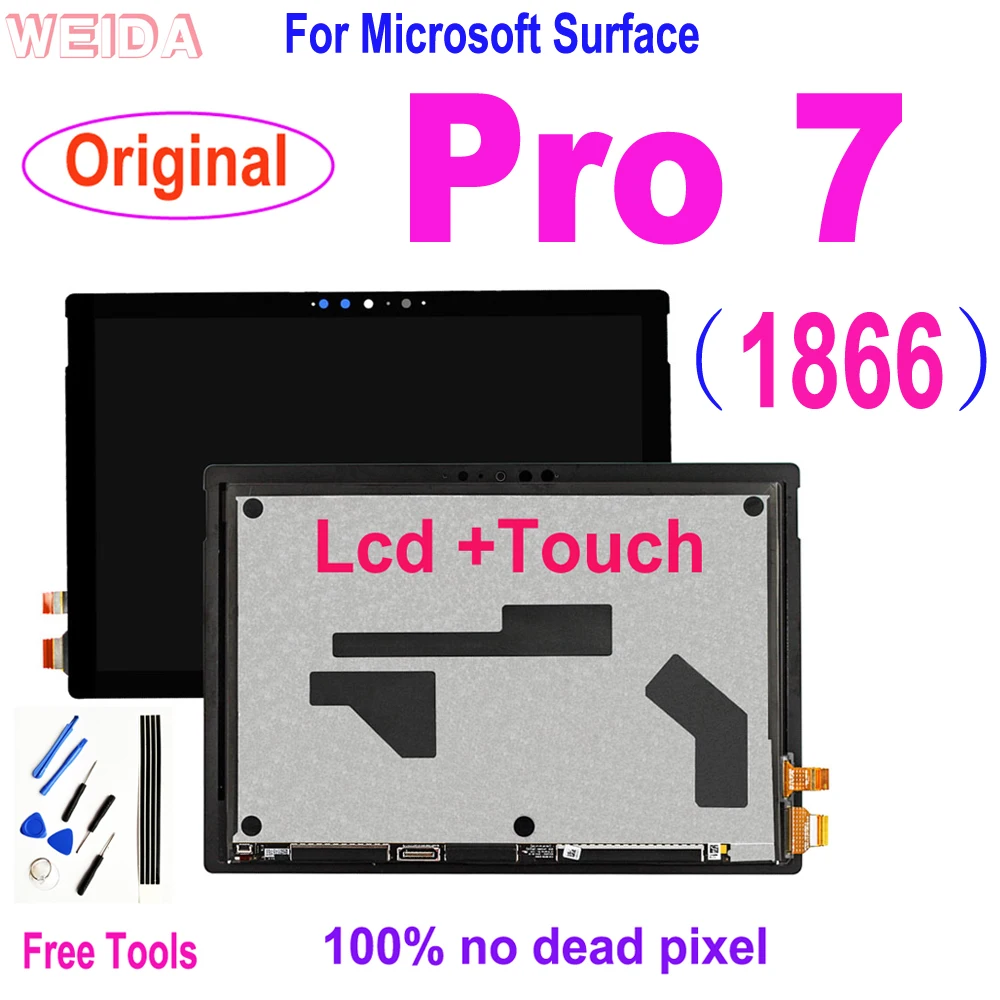 Lcd Originale Per Microsoft Surface Pro 7 1866 Display Lcd Touch Screen Digitizer Assembly Per Microsoft Surface Pro 7 Pro7 Lcd